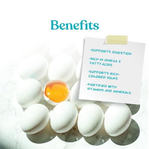 Manna Pro Omega Egg Maker Chicken Feed Supplement for Laying Hens Poultry Food with Omega3