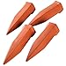Terracotta Plant Watering Spikes 4 Pack Set, Self-Irrigation Watering Stakes for Flowers, Plants, Trees, Bushes, Shrubs and More - Plant Waterer - Garden Watering Spike, Includes Bonus Plant Hanger