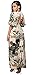 Kearia Women Summer Sexy V Neck Halter Floral Maxi Skirt Overlay Romper Playsuit