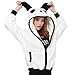 iNewbetter Woman Panda Plush Jackets Hoodie Coat Sleeve Outwear Sweater