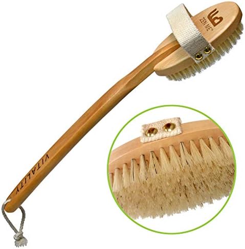 natural bristle body brush