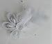Coolr Fascinators Hair Clip Headband Feather Flower Veil Wedding Headwear Bridal 1920s Headpiece, A White, One Size