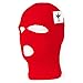 Face Ski Mask 3 Hole (7 Colors Available) (Red)