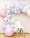 TOKYO SATURDAY Balloons Decoration -10 Pcs Large Extra Jumbo Latex Materials Balloon 24 Inch Decoration - For Wedding, Bridal, Baby Shower, Bachelorette Party and Garland Arch (Pastel Unicorn)
