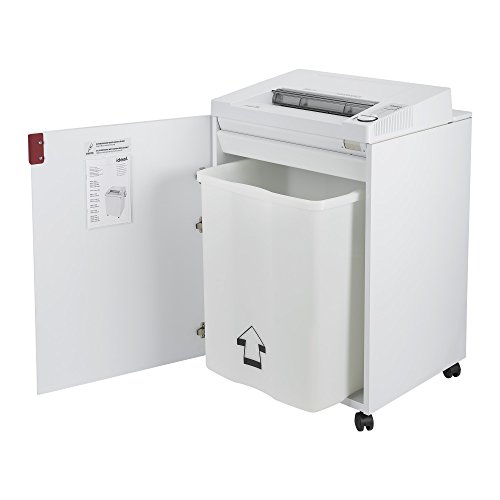 ideal-3804-Continuous-Operation-Cross-Cut-Centralized-Office-PaperCDDVD-Shredder-44-Gal-Bin-1-HP-Motor