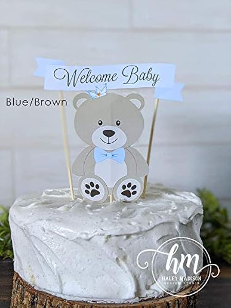 baby shower cake teddy bear