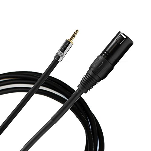 50 Ft Castline Gold XLR male to 3.5mm TRS Patch Cable Mogami Neglex 2549