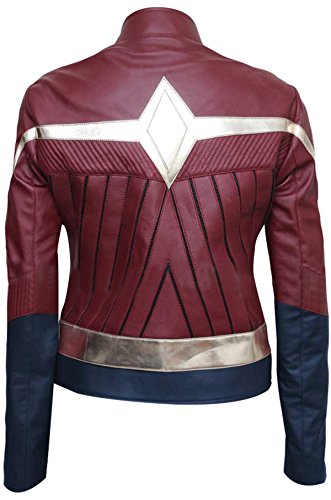 Wonder Woman Princess Diana (Gal Gadot) Costume Synthetic Leather Jacket - Image 5