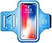 TRIBE Water Resistant Cell Phone Armband Case for iPhone X, Xs, 8, 7, 6, 6S Samsung Galaxy S9, S8, S7, S6, A8 with Adjustable Elastic Band & Key Holder for Running, Walking, Hiking primary