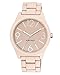 Nine West Women's NW/1679PKPK Matte Pink Rubberized Bracelet Watch