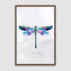 Framed Insect Home Artwork for Living Room Bedroom