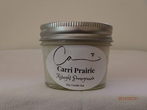 Midnight Pomegranate scented soy candles that are hand poured by me. A duplicate of the popular Bath &amp; Body Works* fragrance.