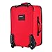 Olympia U.S.A. Let's Travel 2 Piece Carry-On Luggage Set, Red