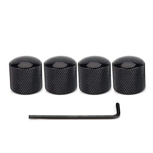 Guitar Knob, 4PCS Speed Control Knobs Volume Tone Knobs Parts Guitar Knobs Replacement Parts for Volume Tone Control for Electric Guitar Bass Musical Instrument Accessories Electric Guitar Parts