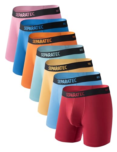 Separatec Men's Underwear Breathable Rayon Made