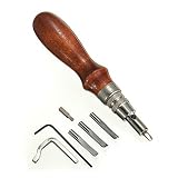 Yingte US. Leathercraft Stitching Tool,Groover Crease Leather Tool 3 Replace Edge