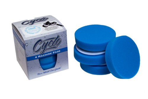 Click Here to See More Images Cyclo (72-115x4-4PK) Blue Foam Polishing Pad with Loop, (Pack of 4)