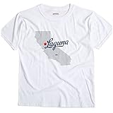Laguna California CA, Sacramento County MAP GreatCitees Unisex Souvenir T Shirt