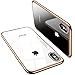 TORRAS Crystal Clear Compatible for iPhone Xs Max Case, [Non-Yellowing] Soft Silicone Shockproof TPU Slim Thin Protective Phone Cover Case for iPhone Xs Max 6.5 inch, Gold