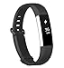 Fundro Fitbit Alta Bands, Soft Silicone Replacement Classic Bands Available in Varied Colors with Secure Buckle for Fitbit Alta HR and Fitbit Alta (C# 1-Pack Black, Large (7.1