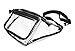 Clear Fanny Pack. Stadium Approved Waist Bag for Events, Games, and Concerts Transparent (Black)