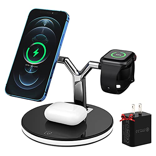 3 in 1 Wireless Charger, Mersuii Wireless Charging Station