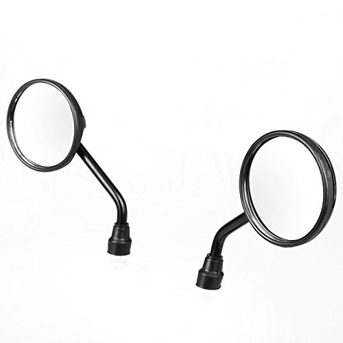 Brand New 8mm 10mm Thread Gloss Black Motorcycle Bike Rear View Side Mirror Round 3" Universal For BMW G650GS
