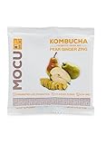 MOCU Kombucha Probiotic Drink Mix, Pear Ginger Zing - No Sugar Added - 12 Count