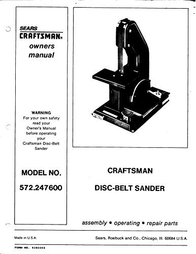 craftsman disc sander