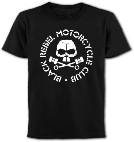 Truebiker Collection Black Rebel Motorcycle Club Band Logo T-Shirt - BRMC, All SizesColours
