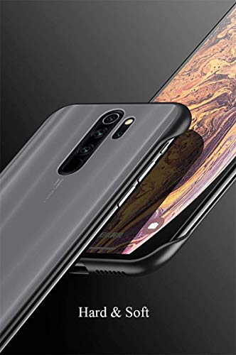CELLUTION Matte Transparent Hybrid Frosted Frameless Design Rugged Armor Ultra Thin Bumper Case Cover with Ring Buckle f