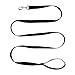 Dog Leash, Itery Pet Durable Leash Strap for Puppy Pet Leash Rope 6-feet Long 3/4 Inch Wide (Black, 6 Feet)