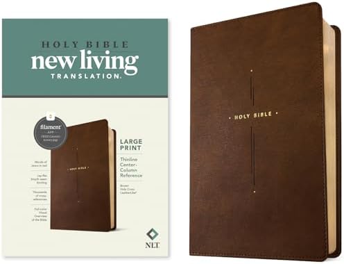 NLT Compact Giant Print Zipper Bible, Filament Enabled