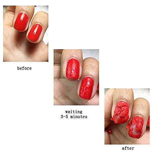 succeedtop Magic Nail Polish Remover, Nail Polish Delete Primer Clean Degreaser,Professional Removes Soak-Off Gel Polish in 3-5 Minutes, Easily & Quickly, Don't Hurt Your Nails - 15 ml (Pink)