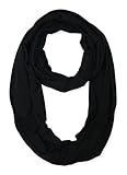 corciova Light Weight Infinity Scarf with Solid Colors