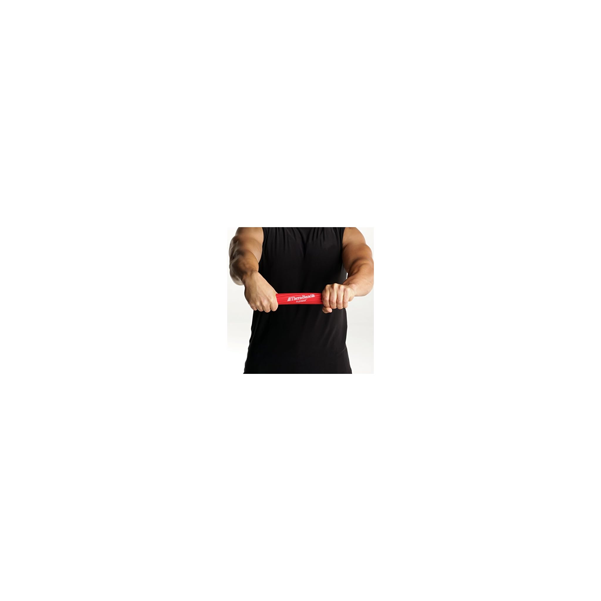 TheraBand FlexBar, Tennis Elbow Therapy Bar, Relieve Tendonitis Pain & Improve Grip Strength