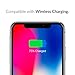 Cubo Thinnest IPhone X Case - Matte Ultra Thin Hard Plastic XS Cell Phone Cover Lightweight Slim Fit Black Surface PC Protective Bumper with Tempered Glass Screen Protector for Men and Women