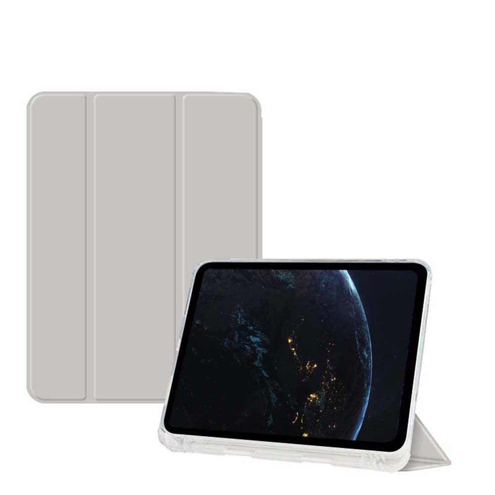 BXGH iPad 10.2 Case iPad 9. Generation 2021/ iPad 8. Generation 2020/ iPad 7. Generation 2019 Case, Slim Stand Hard Back Shell Protective Smart Cover Case for iPad 10.2 Zoll- Grau