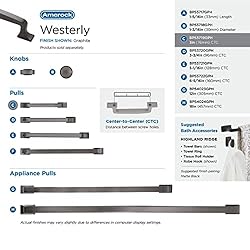 Amerock | Cabinet Pull | Graphite | 3 inch