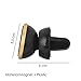 2 Pack Air Vent Cell Phone Holders Magnetic For Car Strong Magnetic Phone Car Mounts Vent Clips Gold Silver, Round Rotatable Universal Fit iPhone 5C 6 6S 7 Plus Samsung Galaxy S7 Edge HTC NEXUS