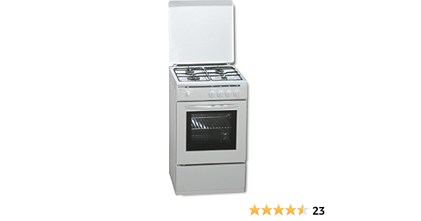 COCINA ROMMER 4 FUEGOS BUTANO HORNO BLANCA 92x58x54 (HORNO 50 LT) :  Amazon.es: Grandes electrodomésticos