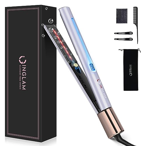 INGLAM Infrared Titanium 1 Inch Flat Iron