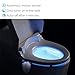 Litake Toilet Light, Sensor Motion LED Toilet Bowl Light with UV-C Sterilization, Toilet UV Germicidal Seat Light, Toilet Night Light With 8-Color Changes for Bathroom Washroom
