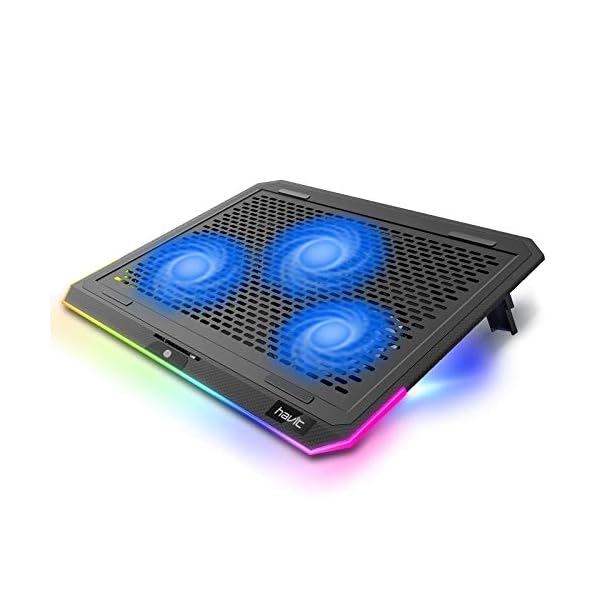 havit-Cooling-Pad-RGB-156-17-Laptop-Cooler-with-3-Quiet-Fans-and-Touch-Control-Pure-Metal-Panel-Portable-Cooling-Stand-F2073-Blue havit Cooling Pad RGB 15.6-17" Laptop Cooler with 3 Quiet Fans and Touch Control, Pure Metal Panel Portable Cooling Stand (F2073, Blue)