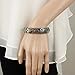 South Western Style Sugar Skull Stretch Bracelet (Patina)