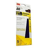 3M Precision Shaped Grain Sandpaper, 03076, 3 2/3 in X 9 in, 80 Grit