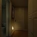JOKBEN Plug-in Motion Sensor Night Light Adjustable Brightness LED Nightlight for Kitchen, Hallway, Stairway, Bathroom, Bedroom, 2-Pack Warm White