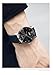 Findtime Mens Nice Slim Black Leather Quartz Wrist Watches