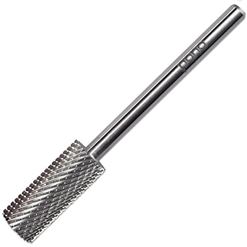 Pana 3/32" Safety Nail Carbide Bit - Silver Small Barrel Head (Grit: Medium - M) for Electric Dremel Drill Machine