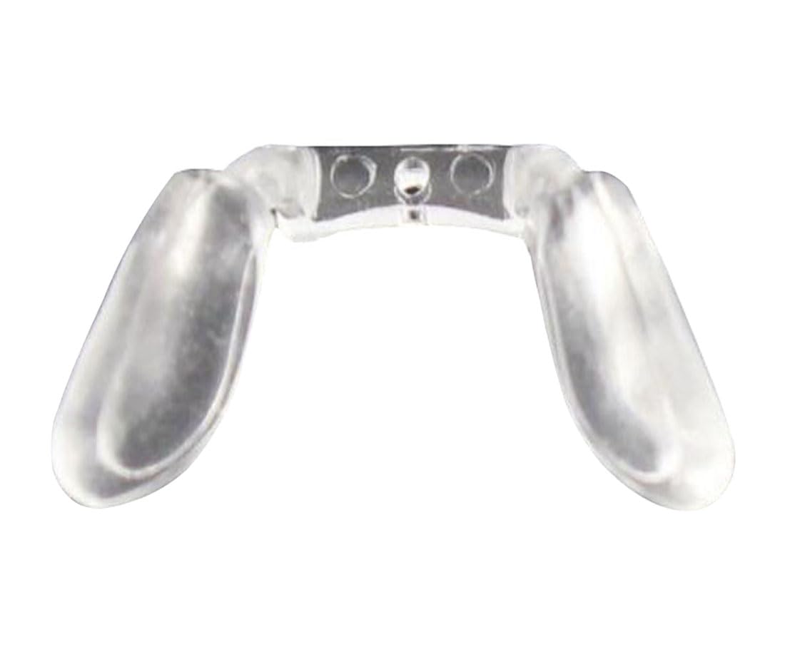 Soft Silicone Eyeglass Nose Pads 2 Pairs Eyeglass Repair Nose Bridge Pads Replacement for Eye Glasses Sunglasses, Clear